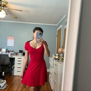 Red Hollister Skater Dress